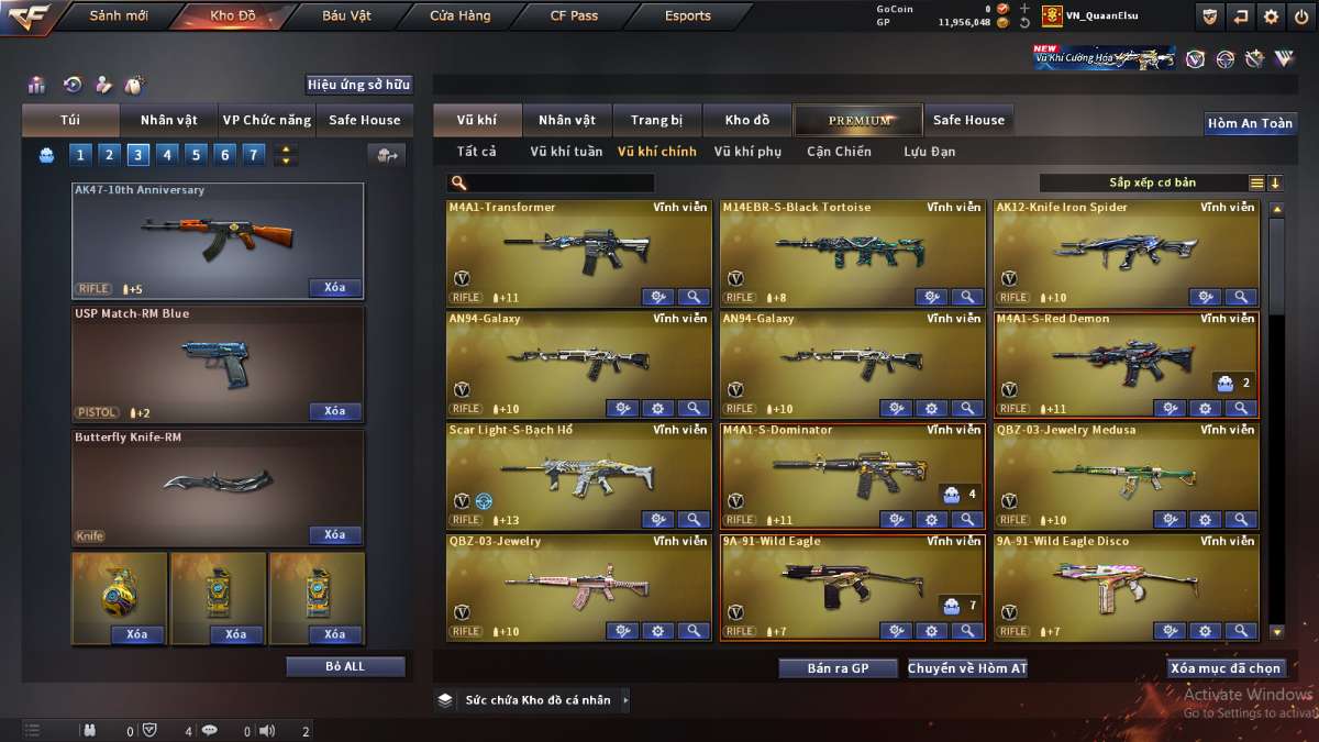 shop acc cf uy tin gia re